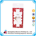 Custom Heart Shape Chocolate Gift Packaging Box for Wedding Invitation